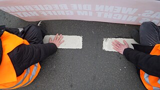 Letzte Generation Protest