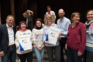 Die „Drahtzieher“: M. Beimel, O. Bakun, D. Kuzmenko, C. Rmünke, R. Lucke, A. Lutter, M. Kuzmych 